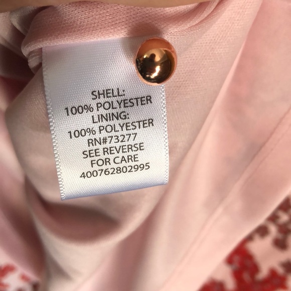 Candies Pink & Red Floral Tunic Dress- Medium - Picture 7 of 8